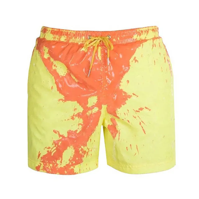 2020 Color-changing Swimming Trunks Men Swimwear Swim Shorts Men Beach Shorts Briefs Boxer Sunga Discoloration Swimsuit Men