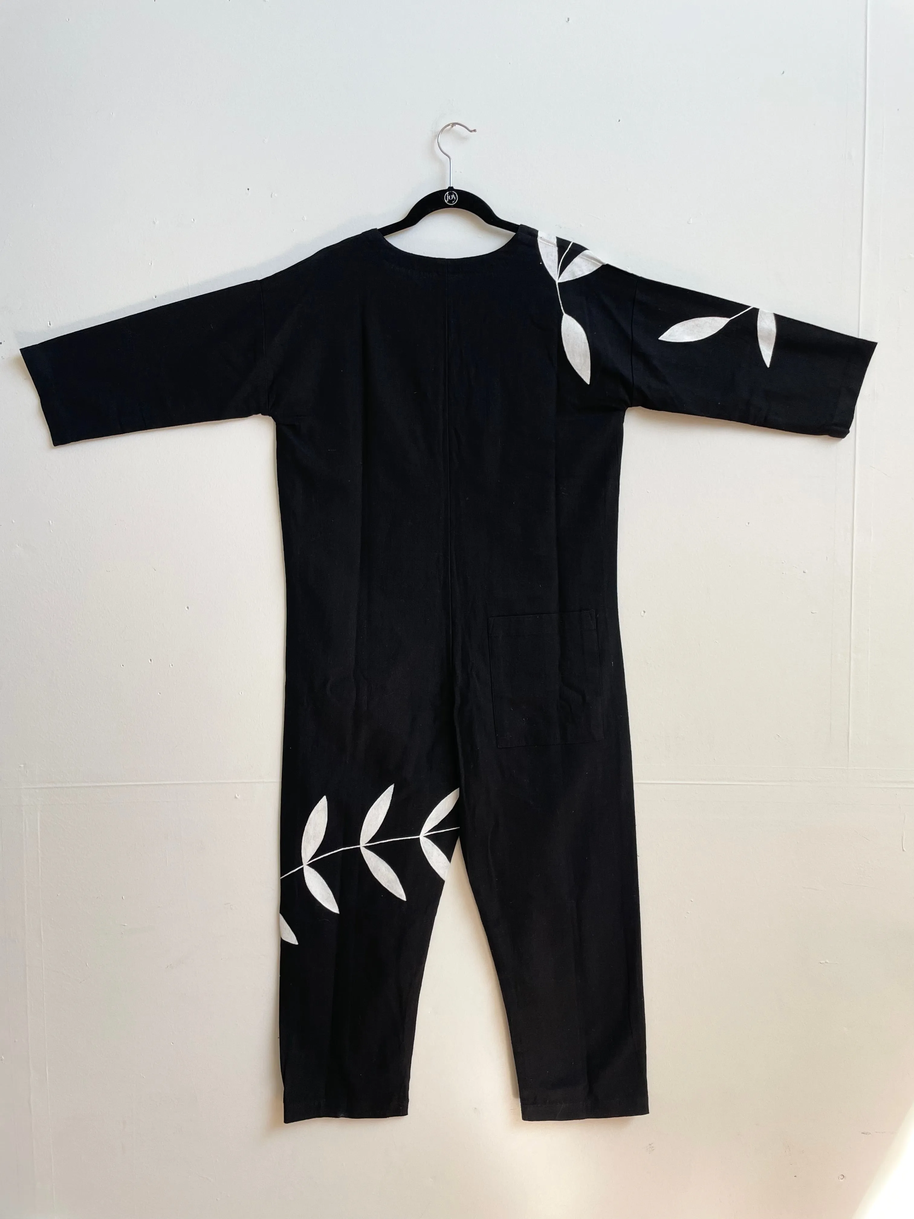 #92 Hand-painted Jumpsuit S/M