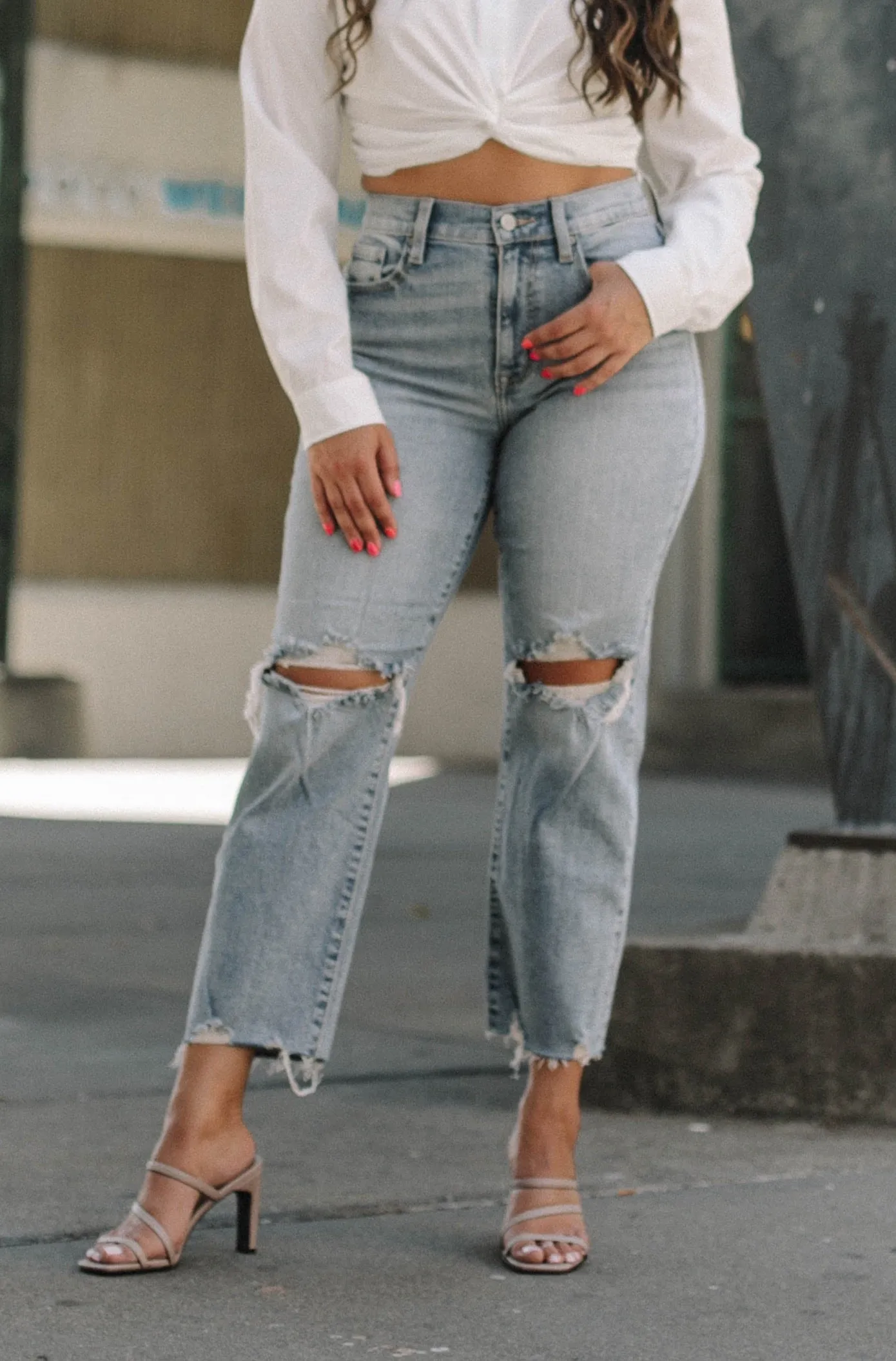 Art Deco High Rise Jean