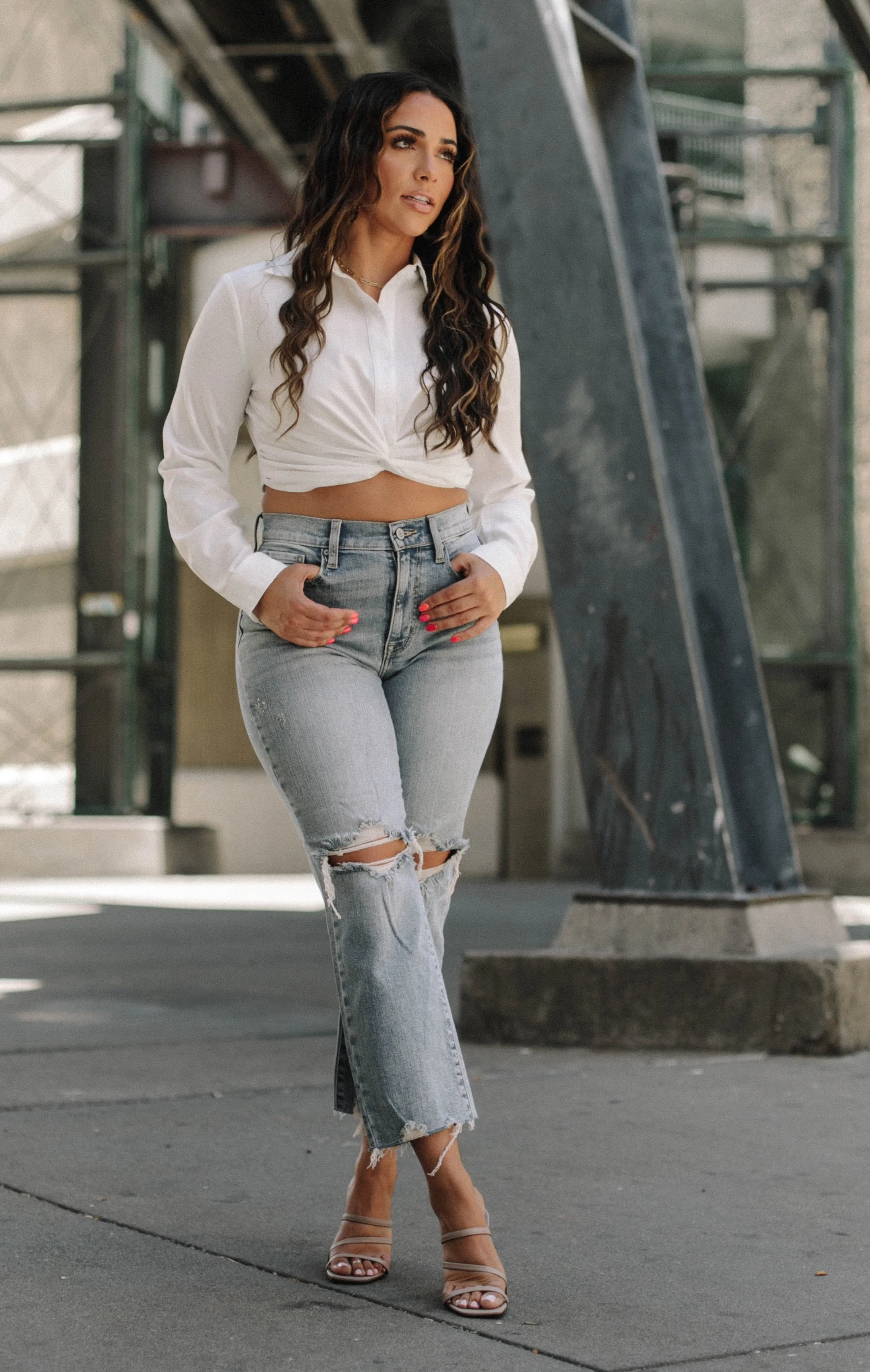 Art Deco High Rise Jean