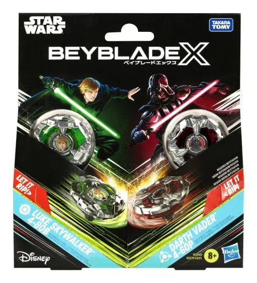 Beyblade X Luke Skywalker and Darth Vader