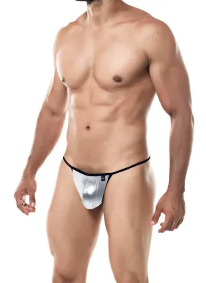 CUT FOR MEN G-STRING SILVER MEDIUM