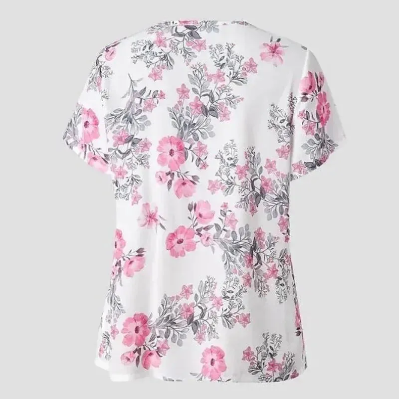 Fiona - Blumenbschel Druck Tops
