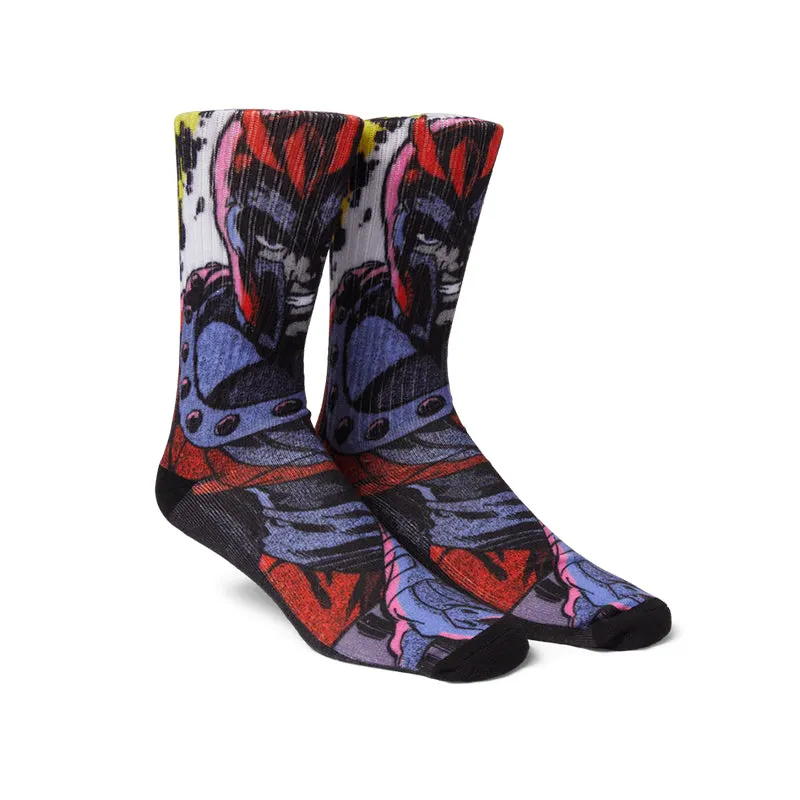 HUF X MARVEL X-MEN MASTER OF MAGNETISM CREW SOCKS