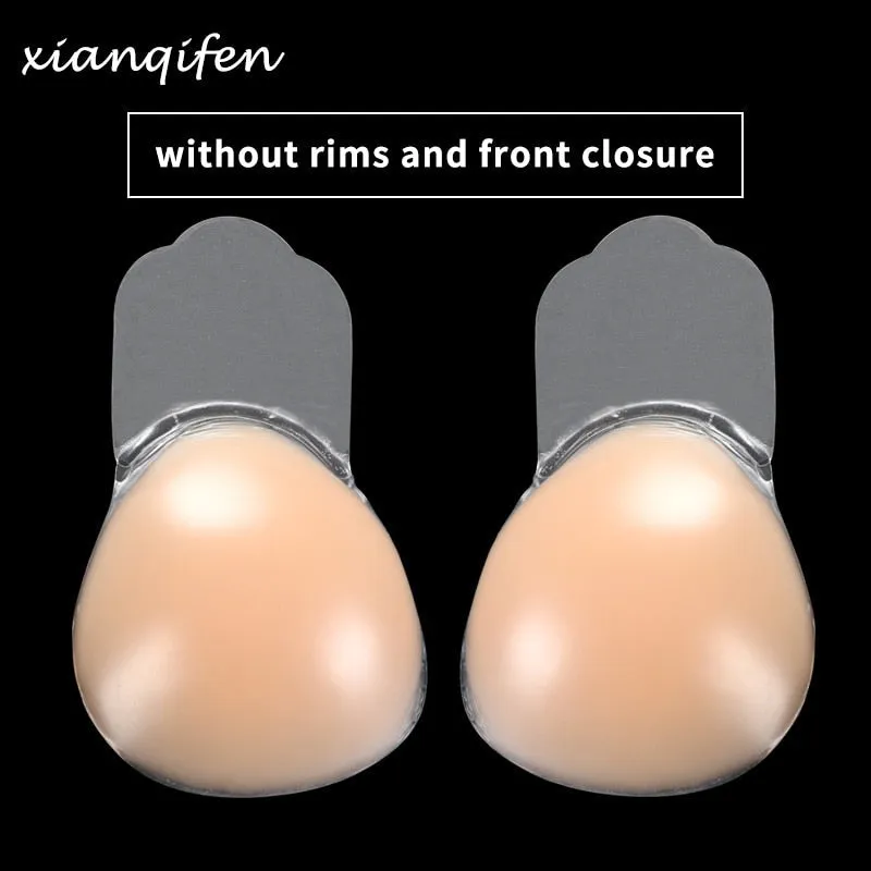 Invisible Silicone Bra Adhesive Strapless Push up Backless Sticky underwear Lingerie Bralette
