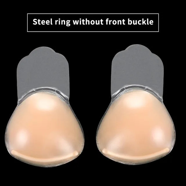 Invisible Silicone Bra Adhesive Strapless Push up Backless Sticky underwear Lingerie Bralette