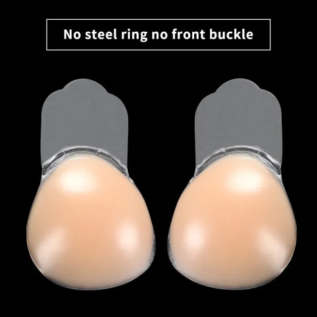 Invisible Silicone Bra Adhesive Strapless Push up Backless Sticky underwear Lingerie Bralette