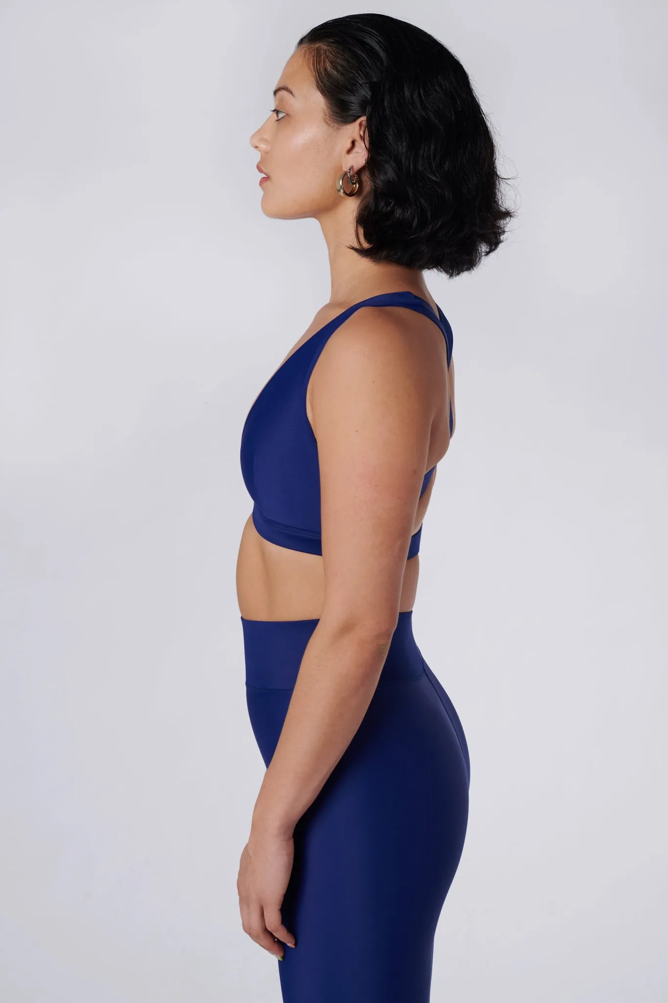 Lilly V 2.0 Push Up Sports Bra | Recycled Nylon | Royal