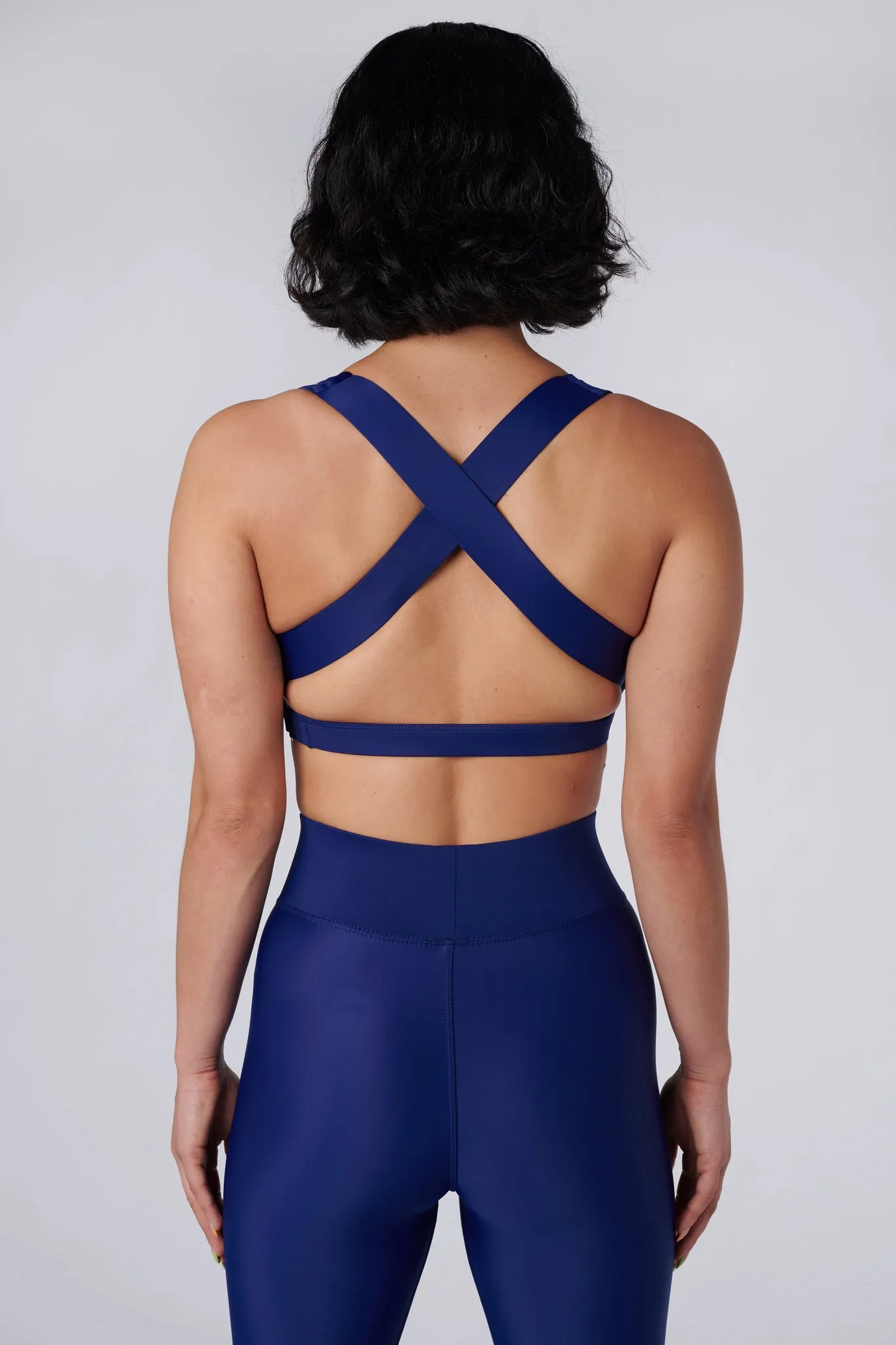 Lilly V 2.0 Push Up Sports Bra | Recycled Nylon | Royal