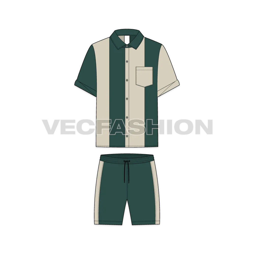 Men Beach Summer Sweatsuit
