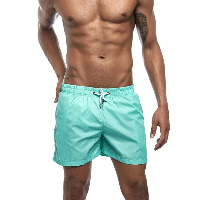 Men swimwear beach Shorts Quick Dry Surf Pocket Swimming