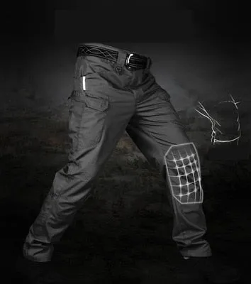 Mens Camouflage Cargo Pants Elastic Multiple Pocket  Military Male Trousers Outdoor Joggers Pant Plus Size Tacitcal Pants Men