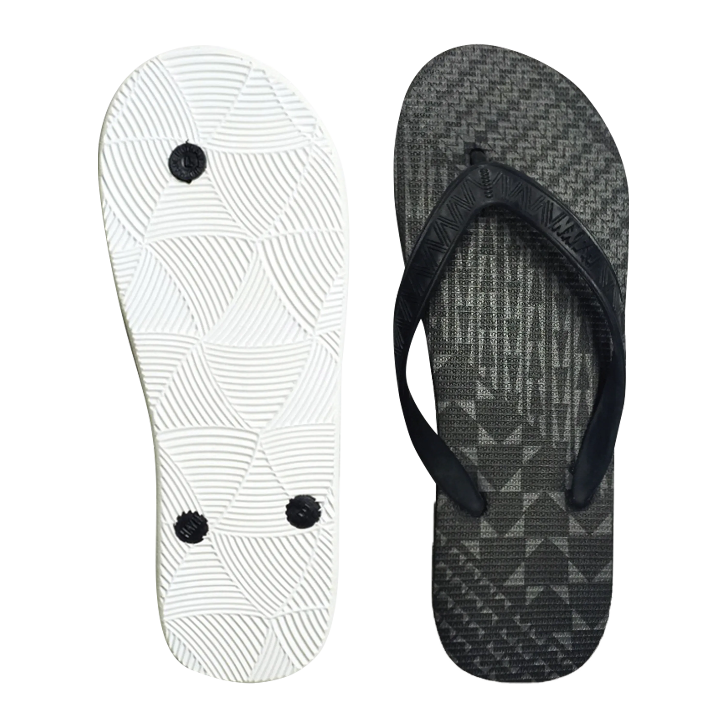 Men's Sig Zane Slippers (Hekilikeekee) Black