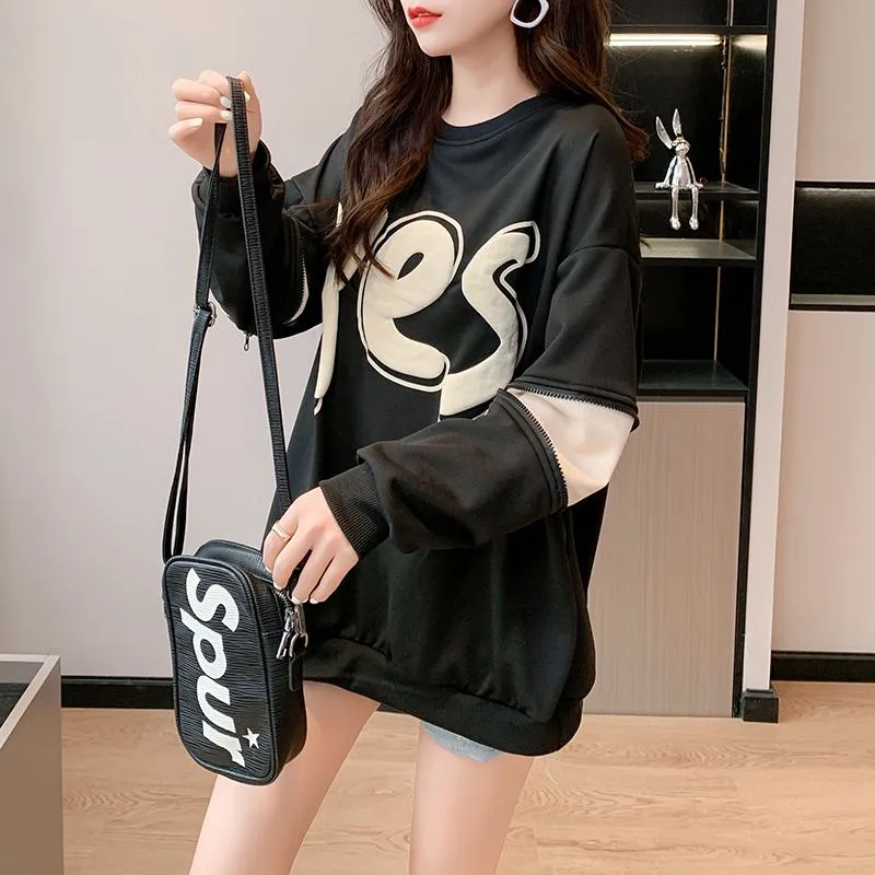 Midi Plus Cotton Round Neck Quality Sweatshirt