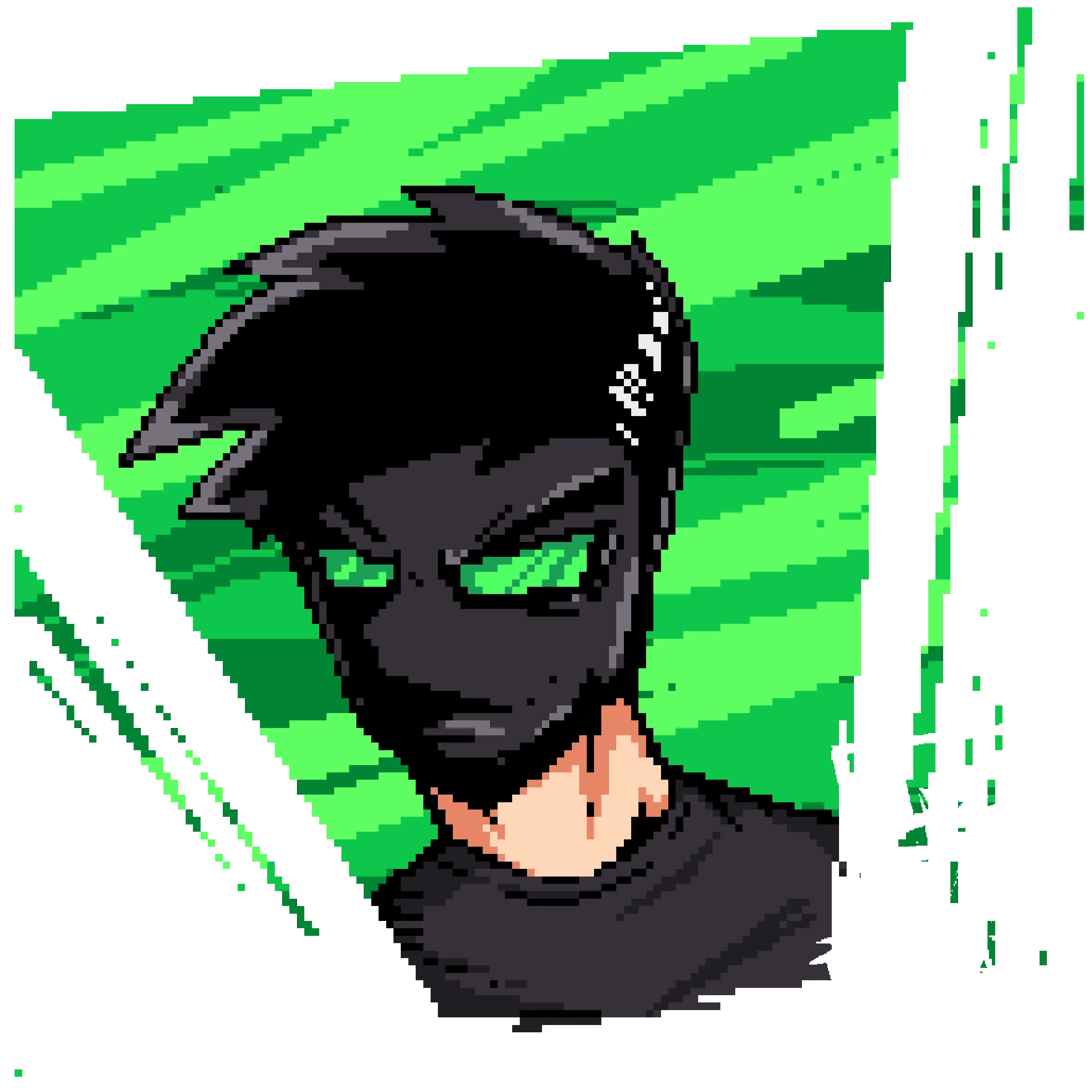 Pixel Portrait by Unreal Boy - ALL OVER T-shirt