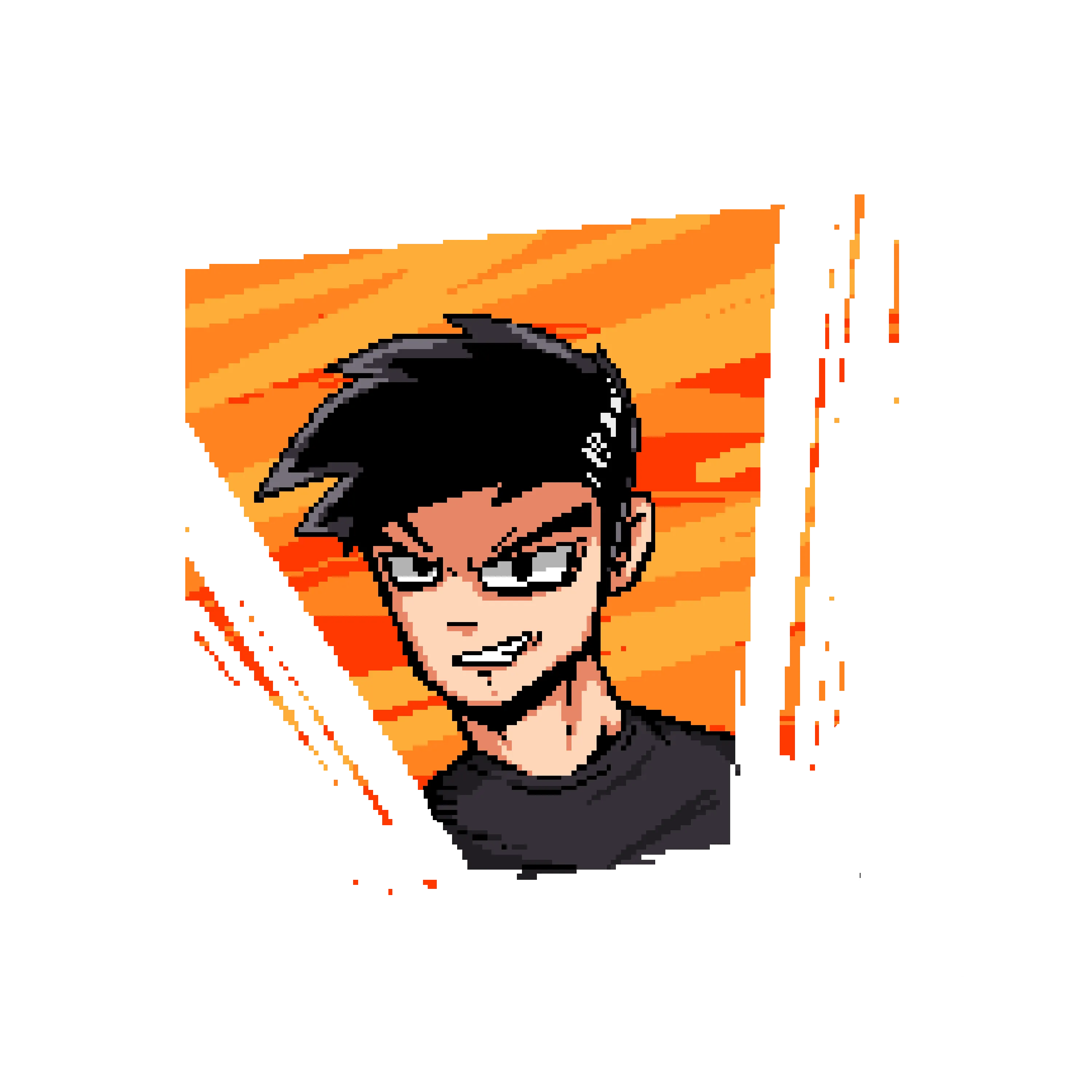 Pixel Portrait by Unreal Boy - ALL OVER T-shirt
