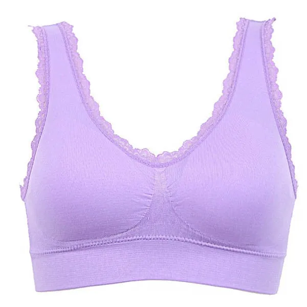 Seamless Bra New Women Breathable Seamless Fitness Lace  BraTops Underwear S-3XL For Lady