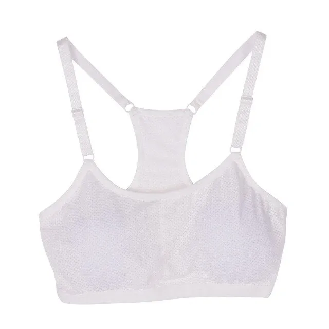 Seamless Bra Racerback Casual Female  Women Underwear Ladies Padded Workout Fitness Tank