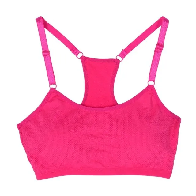 Seamless Bra Racerback Casual Female  Women Underwear Ladies Padded Workout Fitness Tank