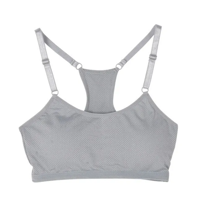 Seamless Bra Racerback Casual Female  Women Underwear Ladies Padded Workout Fitness Tank