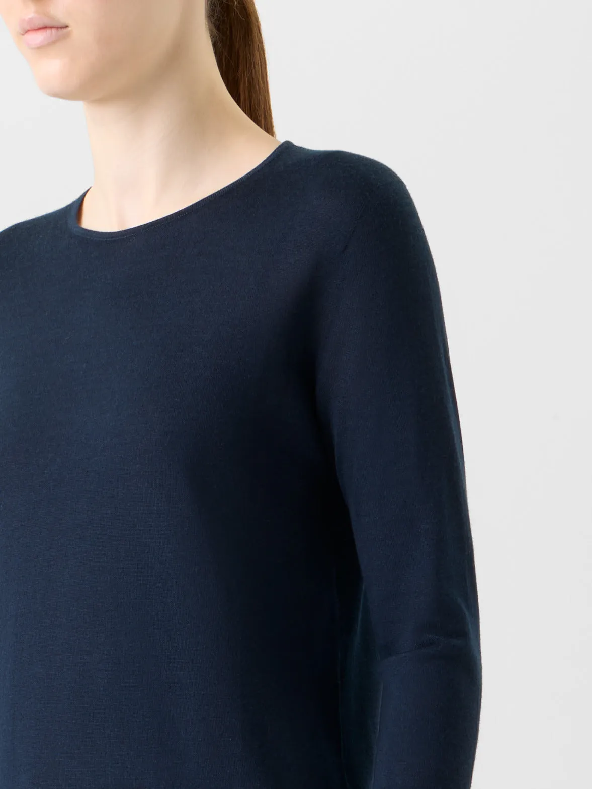 Seamless Pullover from Cashmere Silk