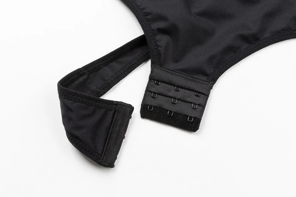 Shapewear Bodysuit Thong Shaper for Women Waist Trainer Body Shaper Deep V Neck Underwear Built-in Bra Camisole