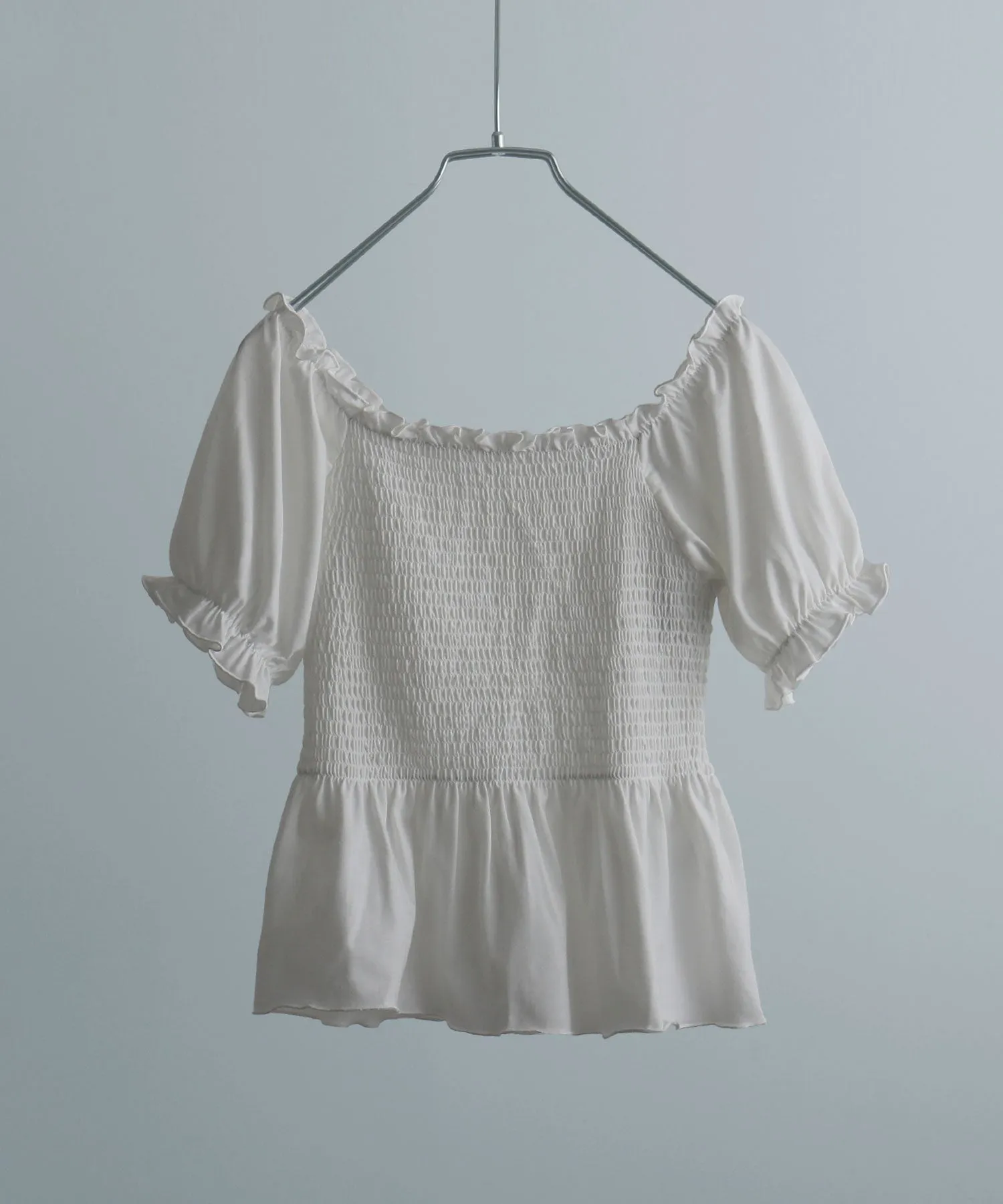 Shirring Square Tops