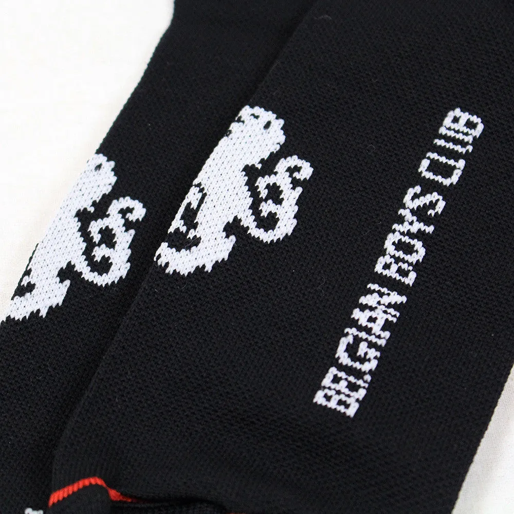 'Signature' High Tops Black Socks