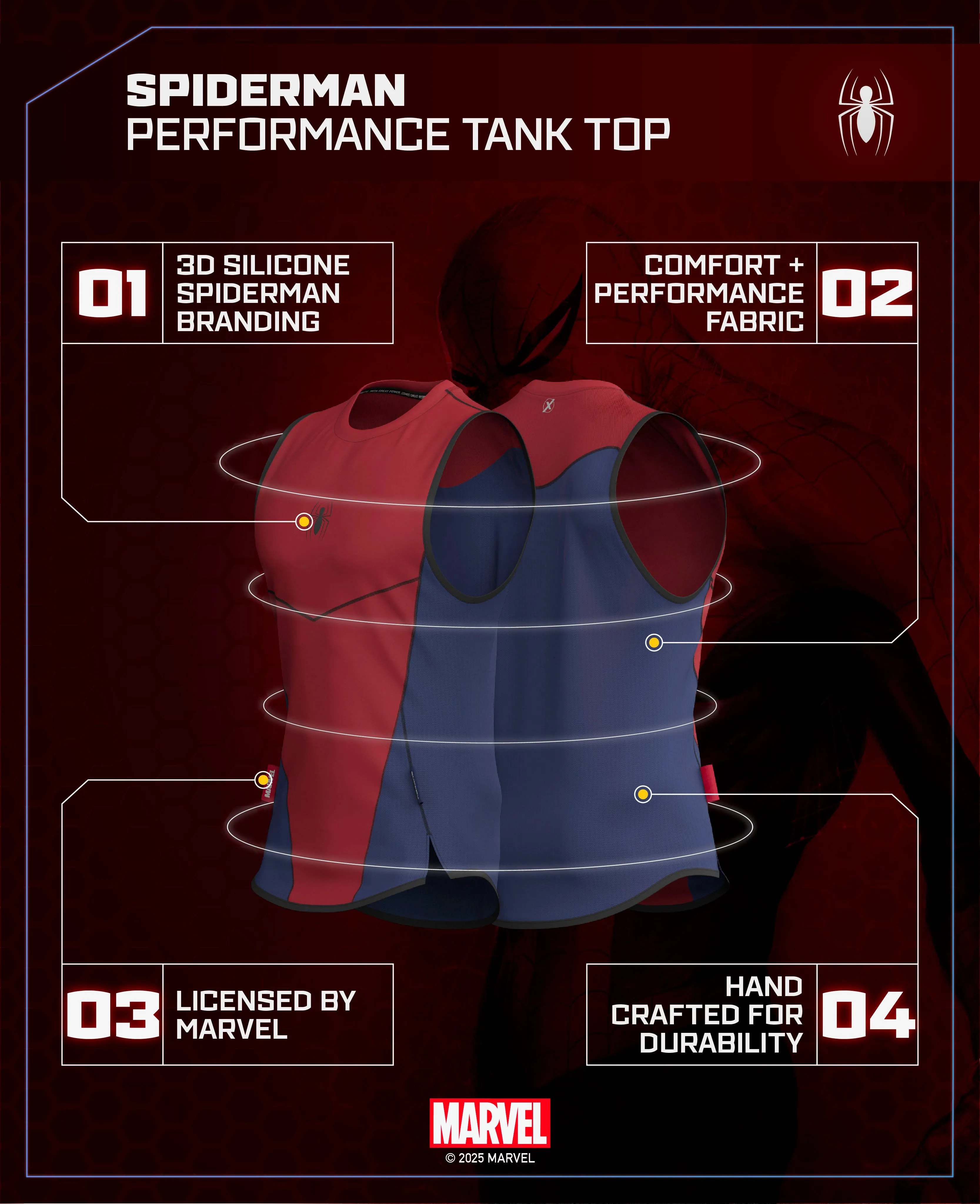 SPIDER-MAN Performance Tank Top