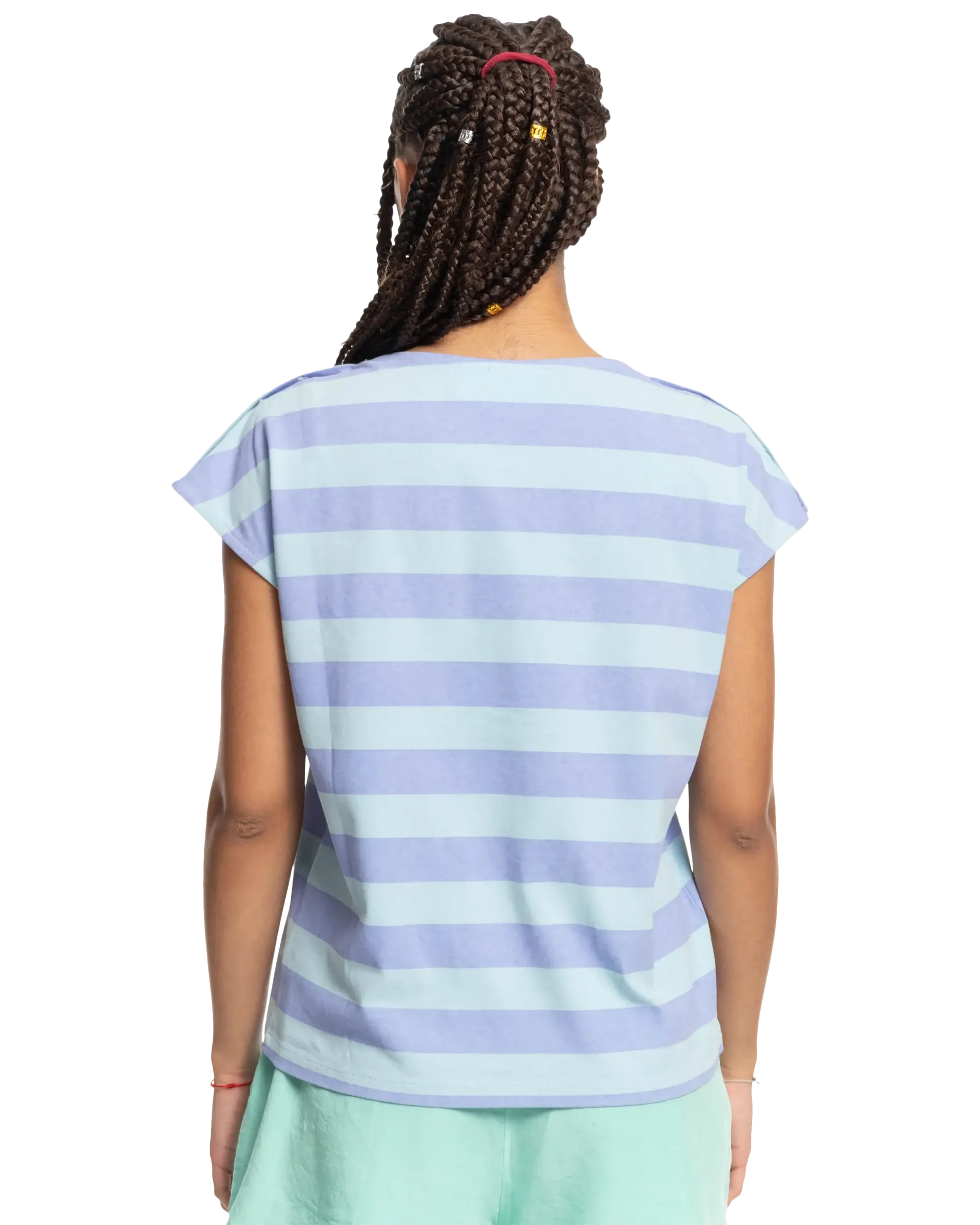 Stranger Things Lenora Stripped T-Shirt in Lenora Printed Stripes