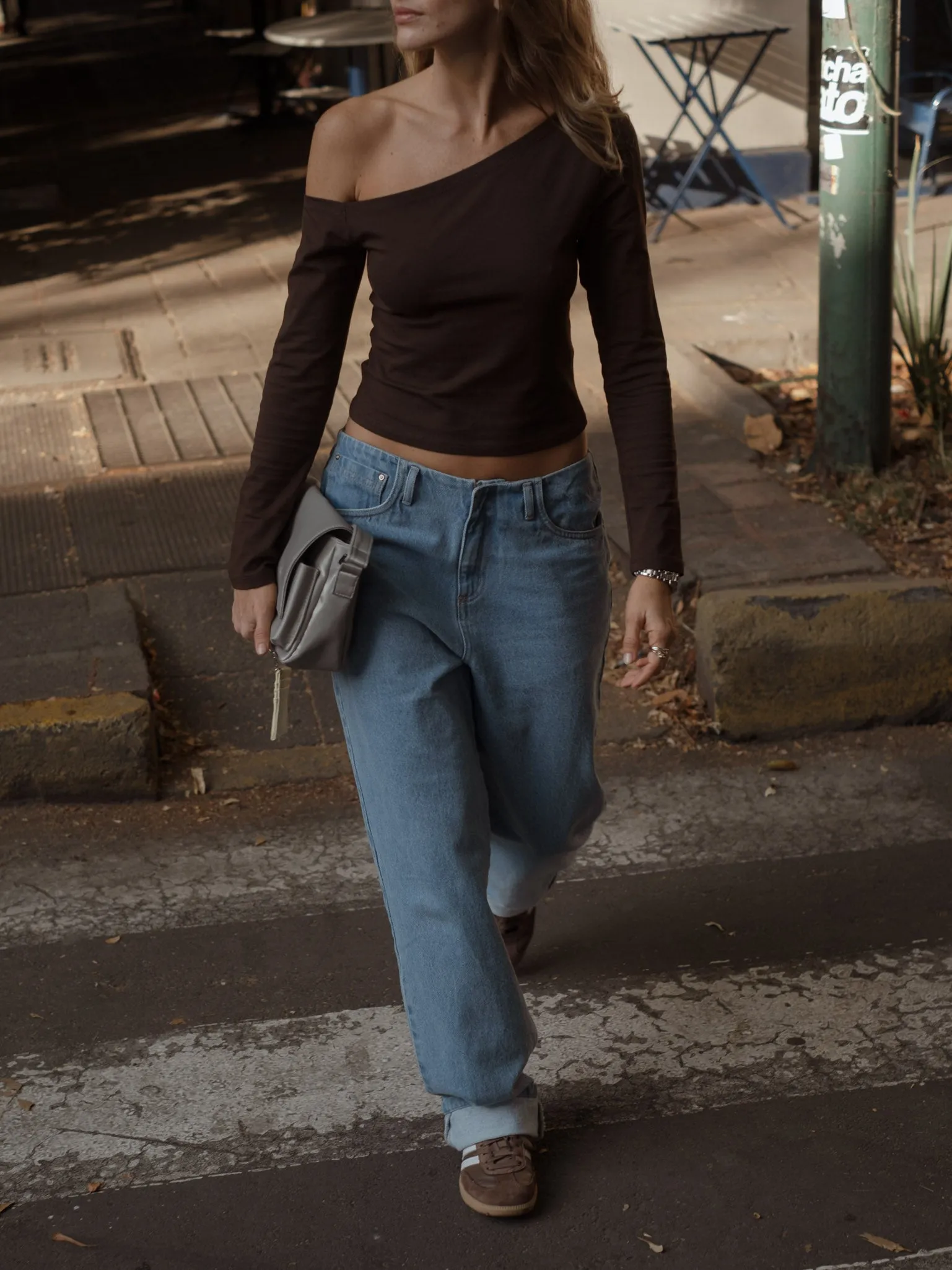 WAISTLESS  JEAN  - LIGHT BLUE