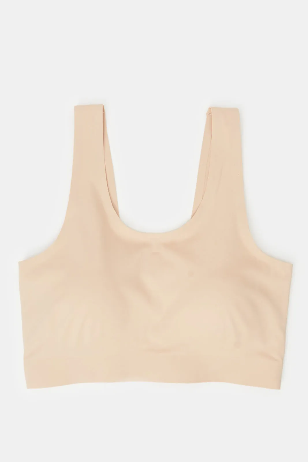 Women Beige and Grey Comfort Bra Set (Pack of 2)