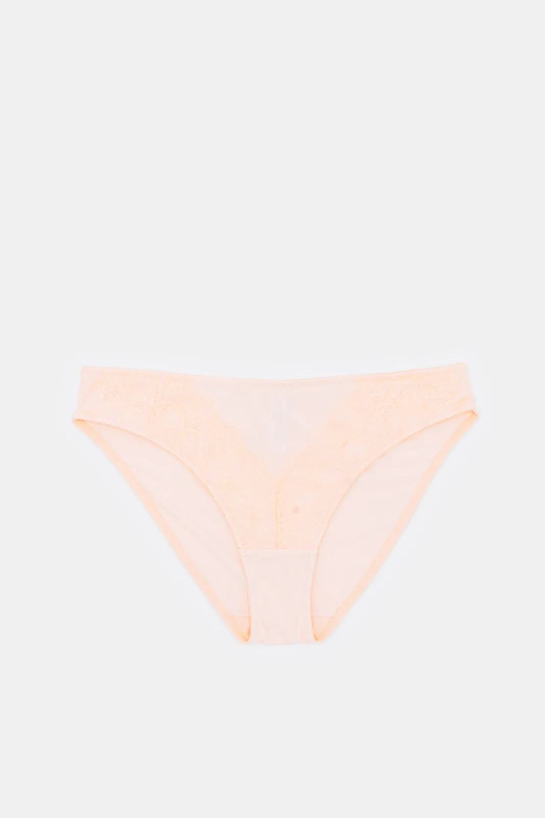 Women White And Tan Bikini Brief (Pack Of 2)